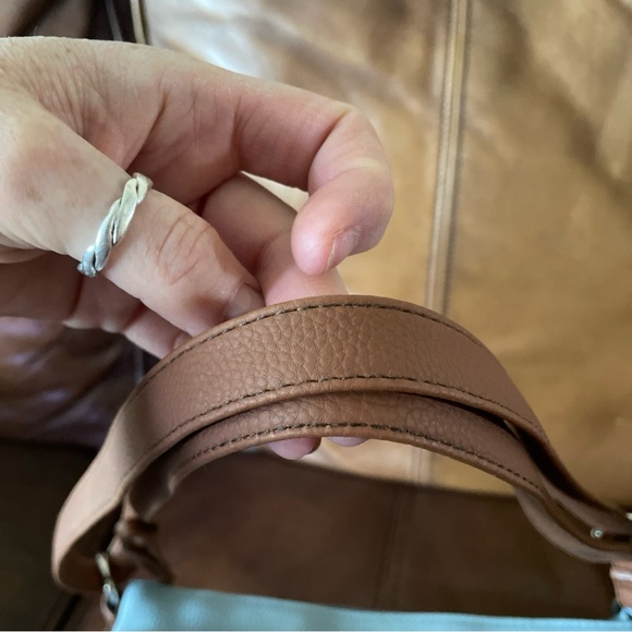 Rosetti Blue/brown Handbag - Picture 3 of 7